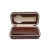 Import Zipper watch box 2 pcs Black Brown portable travel watch storage bag watch case manufacturers from China