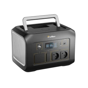PurMars B600 Portable Power Station(600W) European standard, LiFePO4 Battery(672Wh), with Wireless Charging, 110V/220V