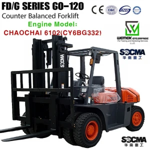Socma forklift 6.0ton Diesel Forklift Truck