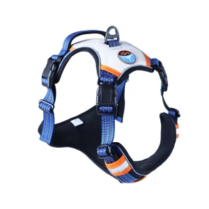 Laifug NASA Dog Harness, Pet Harness with Retractable Cord, Adjustable Padded Dog Harness