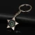 Import Creative sailing rudder compass key chain men's multi-functional practical goods from China