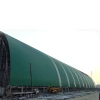 LF Space Frame Roof Design Longitudinal Metal Coal Storage Shed for Coal Yard