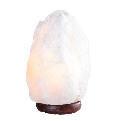Buy White Salt Lamp from Nirvana Organic Salt Works, Pakistan