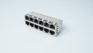 RJ45 Ethernet Jack with Integrated Dual USB 3.0 Combo Connector