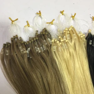 Micro ring hair extensions