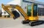 Import XCMG Official Mini Digger Excavator XE35U Construction Equipment 3.5 Ton Chinese Mini Excavator Prices from China