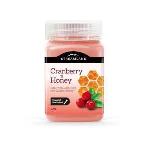 Streamland Cranberry Honey---500g