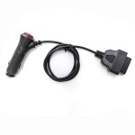 Vehicle Cigar Lighter to OBD Female Adaptor Cable for GPS Tracker and Automotive Diagnostic Devices
