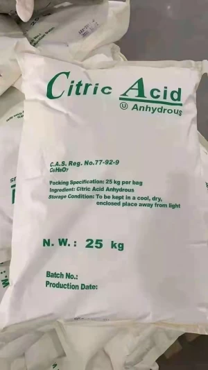 Citric Acid China Citric Acid Anhydrous of Food Additives