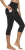 Import Stelle Women's 7/8 Yoga Leggings with Pockets High Waist Capri Workout Pants from China
