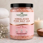 Naturish Food Himalayan Pink Salt Jar – 100% Pure & Natural Mineral Rich Pink Salt (500g)
