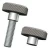 Import custom cnc machining stainless steel knurled knobs with tapped or reamed hole from China