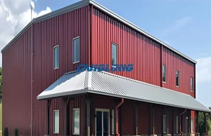 Lost price steel structure retail store PEB light steel frame shop warehouse building