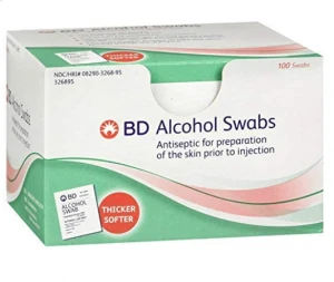 individual ethyl alcohol wipes