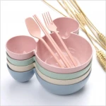 Wheat Straw Eco Friendly Healthy Bowls for Kids