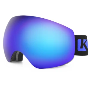 Kutook OTG Ski Goggles - Over Glasses Ski/Snowboard Goggles for Men, Women - 100% UV Protection