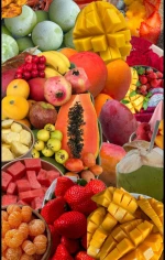 Fresh fruits and vegetables