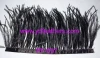 South africa ostrich feather Fringe with Satin Ribbon Sewing Crafts Costumes Decoration