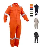 Wholesales Custom Fire Retardant Jumpsuit Reflective Strip Protective Clothing Emergency Rescue Fire Overalls Clothing