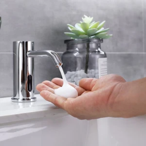 Commercial Soap Dispenser Tap Automatic Foaming Hand Sanitizer Dispenser for Shopping Mall Washroom