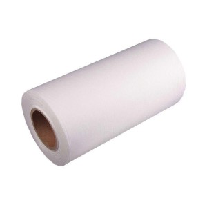 Factory wholesale ES Thermal Bond nonwoven fabric roll, 50gsm hot air cotton for kn95,