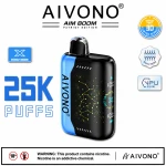 Aivono Aim Boom 25K Puffs TGO 110 Compliant Therapeutic Vape Device | Australia Pharmacy Wholesale Bulk Supply Global