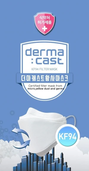 Dermacast Safety Mask KF94 Certified in Korea
