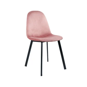 Dining Furniture Pink Backrest Upholstered Velvet Dining Chair