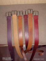Premium Genuine Leather Belts for Men - Classic Dress Belt with Stainless Steel Buckle