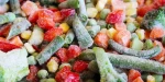 Frozen vegetables and fruits