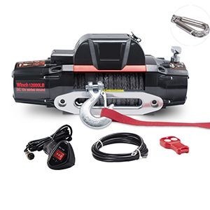 Off Road Recovery winch 12000Lbs (5454kgs) 12V DC wireless include