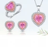 Hot Sale Stylish Modern Love Heart Jewelry Set