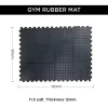 Haima floor/Gym Mat – Coin design – 4 sides interlock