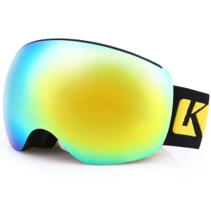 UV400 Protection Ski glasses Sport Snowboard Eyewear Custom Straps Polarized lens Ski Goggles