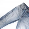 Mens Jeans High Quality Men Stretch Jeans Streetwear Mens with light blue and little damaged