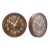 Import Wooden grain plastic wall clock from China