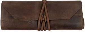 Leather big tools roll up pouch