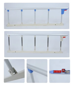 Good quality&low price hospital bed side guradrail stailess steel materail