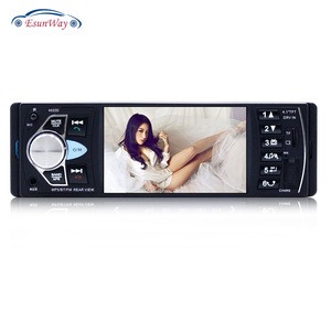 1 DIN Car Multimedia Player 4 inch HD Digital Touch Screen FM Radio Bluetooth MP3 MP5 Player SD/TF/USB Phone Charger