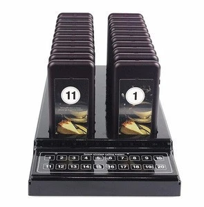 1 set with 20 pagers Durable used wireless restaurant pager