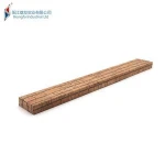 10 Inch Cork Wood Cover Stainless Steel Magnetic Knife Block