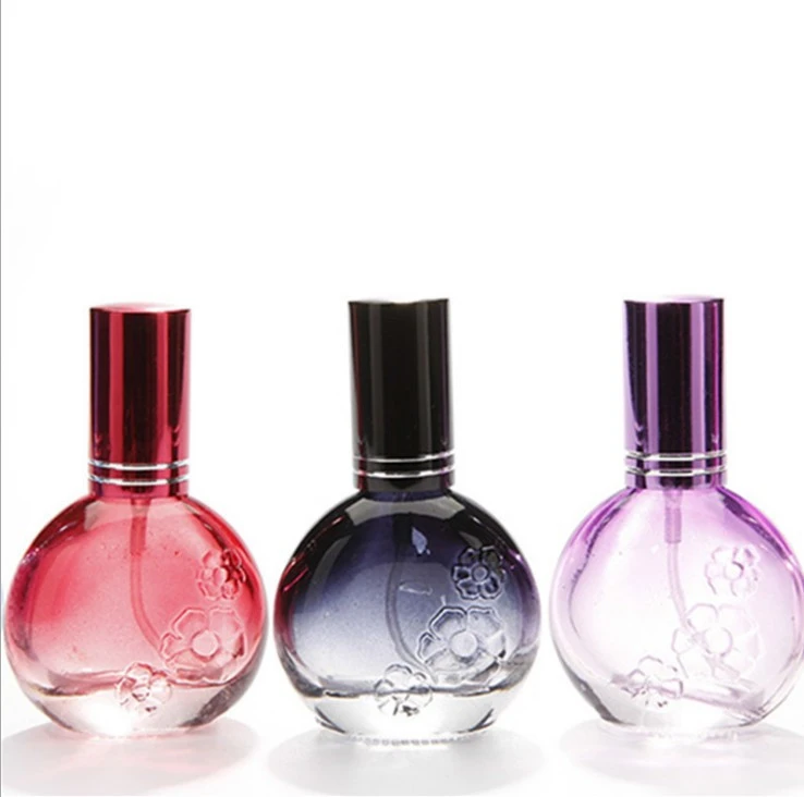 10 ml 20 ml 50 ml 100 ml Clear Glass Round Refillable Empty Perfume Bottles