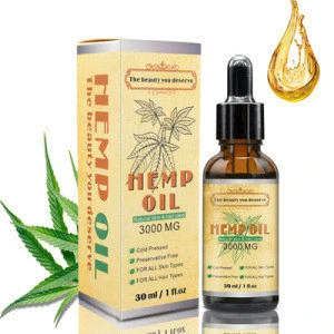 100% Organic Hemp CBD Oil 2000mg Bio-active Hemp Seeds Oil Extract Drop for Pain Relief Reduce Anxiety Better Sleep Essence