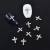 Import 10Pcs Classic Full Glitter Rhinestone Cross 3D Nail Charms 10pcs/pack Alloy Nail Art Decorations Nails Tools from China