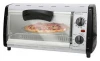11 Litres Mini Electric Toaster Oven, Mechanical Control Time and Temterature Control