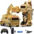 Import 1:12th Gesture Control Deformation Truck Robot Double Mode Watch Control 2.4G Rc Excavator truck transformer toys from China