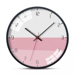 12 Inch Modern Creative Minimalist Stylish Elegant Metal Horloges Wall Clock Home Wall Decor