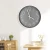 Import 12 inch round wall clocks custom logo home decorate wall clock fashion plastic modern wall clock from China