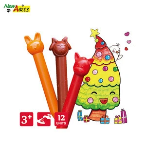 12 Pack Kids Non Toxic Washable Bulk Wax Crayons Set For Toddlers Crafts Drawing From Factory