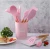 Import 12 peices Silicone kitchen utensil set with soft touch silicone wooden handles cooking tool set Kitchen accessories from China